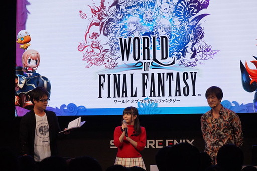 画像ギャラリー No.001のサムネイル画像 / 「WORLD OF FINAL FANTASY」，竹達彩奈さんや石川英郎氏が出演した「ジャンプフェスタ2016」ステージイベントをレポート。実機プレイが世界初公開