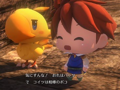 「WORLD OF FINAL FANTASY」にFF5のバッツとその相棒のボコ，そしてギルガメッシュが登場。FF6のティナ，新たなステージやミラージュも