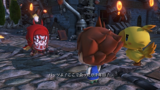 画像ギャラリー No.006のサムネイル画像 / 「WORLD OF FINAL FANTASY」にFF5のバッツとその相棒のボコ，そしてギルガメッシュが登場。FF6のティナ，新たなステージやミラージュも