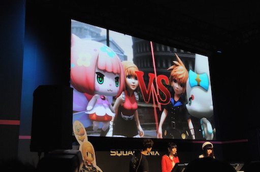 画像ギャラリー No.012のサムネイル画像 / ［TGS 2016］「WORLD OF FINAL FANTASY」のステージイベントをレポート。竹達彩奈さんと喜多村英梨さんが収録秘話を披露し，ゲームで激突!?