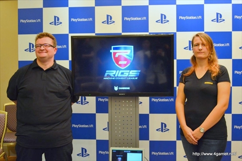 画像ギャラリー No.002のサムネイル画像 / ［TGS 2015］「RIGS：Machine Combat League」はPlayStation VRのローンチタイトルに。Guerrilla Games Cambridgeの開発者によるセッションをレポート