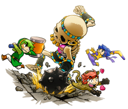 画像ギャラリー No.020のサムネイル画像 / ［E3 2015］3DS「ゼルダの伝説 トライフォース3銃士」が2015年秋に発売予定