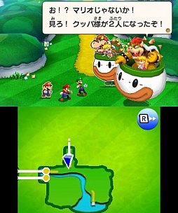 画像ギャラリー No.009のサムネイル画像 / 「マリオ＆ルイージRPG ペーパーマリオMIX」の最新情報が公開。マリオ，ルイージ，ペーパーマリオの3人協力アクションでステージを進め