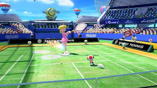 画像ギャラリー No.005のサムネイル画像 / ［E3 2015］マリオが“エアケイ”を放つ!?　ジャンプショットと巨大化が勝負の鍵を握る「マリオテニス ウルトラスマッシュ」をプレイ