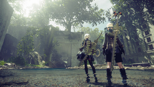 画像ギャラリー No.003のサムネイル画像 / ［E3 2016］「NieR：Automata」はプラチナゲームズ節の効いたハイスピードなアクションがウリ。開発スタッフによるプレゼンテーションレポート