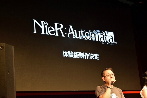 画像ギャラリー No.012のサムネイル画像 / ［TGS 2016］「NieR：Automata」のステージイベントをレポート。体験版配信や限定版の発表，ゲーム初心者でも楽しめる「オートモード」の実機プレイも