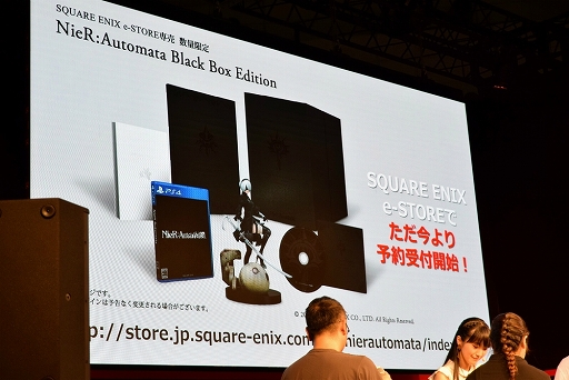 画像ギャラリー No.013のサムネイル画像 / ［TGS 2016］「NieR：Automata」のステージイベントをレポート。体験版配信や限定版の発表，ゲーム初心者でも楽しめる「オートモード」の実機プレイも