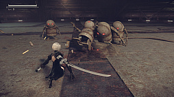 画像ギャラリー No.003のサムネイル画像 / 本日配信が開始された「NieR：Automata」の体験版プレイレポート。プラチナゲームズが構築した新たな「ニーア」のバトルアクションを堪能しよう