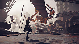 画像ギャラリー No.009のサムネイル画像 / 本日配信が開始された「NieR：Automata」の体験版プレイレポート。プラチナゲームズが構築した新たな「ニーア」のバトルアクションを堪能しよう