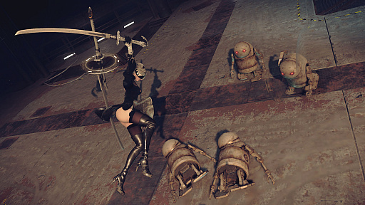画像ギャラリー No.012のサムネイル画像 / 本日配信が開始された「NieR：Automata」の体験版プレイレポート。プラチナゲームズが構築した新たな「ニーア」のバトルアクションを堪能しよう