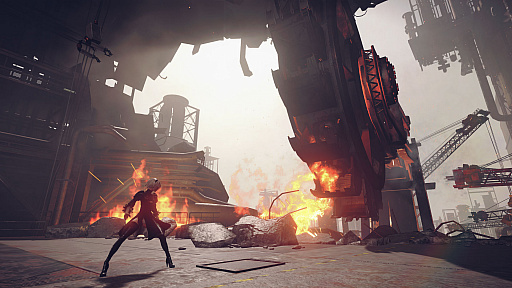 画像ギャラリー No.018のサムネイル画像 / 本日配信が開始された「NieR：Automata」の体験版プレイレポート。プラチナゲームズが構築した新たな「ニーア」のバトルアクションを堪能しよう