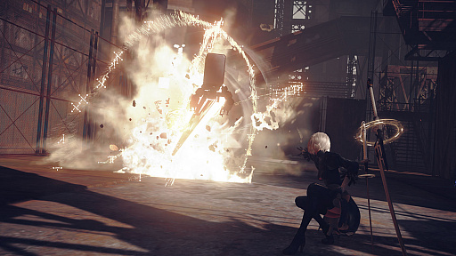 画像ギャラリー No.002のサムネイル画像 / 俺の知ってる2Bと違う。本日発売「NieR:Automata」で超華麗なアクションが繰り出せる“オートチップ”機能をムービーで紹介