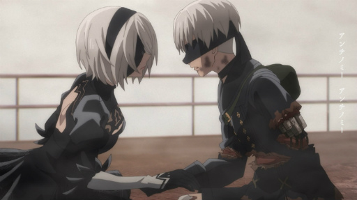 画像ギャラリー No.001のサムネイル画像 / TVアニメ「NieR:Automata Ver1.1a」の映像で構成されたamazarashiのニューシングル「アンチノミー」MVを公開