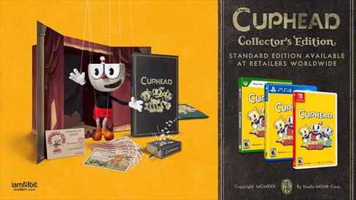 画像ギャラリー No.002のサムネイル画像 / 「Cuphead」,あやつり人形やオルゴールを同梱する海外パッケージ版が12月6日に発売決定。拡張DLCのBGMを収録したレコードも登場