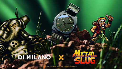 画像ギャラリー No.001のサムネイル画像 / ファッションウォッチブランド“D1 MILANO”が「METAL SLUG」との限定コラボウォッチを発表