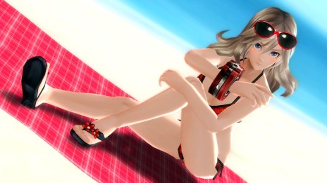 画像ギャラリー No.019のサムネイル画像 / サクヤのオトナな魅力に迫る「GOD EATER OFF SHOT<サクヤ編>」。水着ショット満載の“バカンス編”スクリーンショットも公開