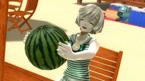 画像ギャラリー No.028のサムネイル画像 / サクヤのオトナな魅力に迫る「GOD EATER OFF SHOT<サクヤ編>」。水着ショット満載の“バカンス編”スクリーンショットも公開