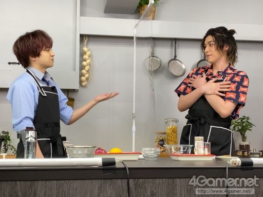 画像ギャラリー No.002のサムネイル画像 / 「あんスタ!!」CAFE CINNAMON ニキズキッチン第3回収録現場の潜入レポート。山口智広さん&神永圭佑さんが冷や麦作りにちゃれんじ!
