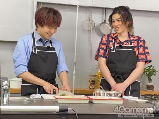 画像ギャラリー No.008のサムネイル画像 / 「あんスタ!!」CAFE CINNAMON ニキズキッチン第3回収録現場の潜入レポート。山口智広さん&神永圭佑さんが冷や麦作りにちゃれんじ!