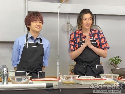 画像ギャラリー No.012のサムネイル画像 / 「あんスタ!!」CAFE CINNAMON ニキズキッチン第3回収録現場の潜入レポート。山口智広さん&神永圭佑さんが冷や麦作りにちゃれんじ!