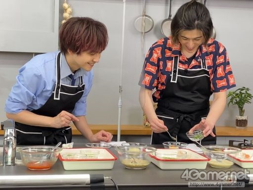 画像ギャラリー No.013のサムネイル画像 / 「あんスタ!!」CAFE CINNAMON ニキズキッチン第3回収録現場の潜入レポート。山口智広さん&神永圭佑さんが冷や麦作りにちゃれんじ!