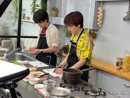 画像ギャラリー No.005のサムネイル画像 / 「あんスタ！！」CAFE CINNAMON ニキズキッチン第4回収録現場の潜入レポート。山口智広さん＆大須賀純さんがトムヤムクンをつくる！