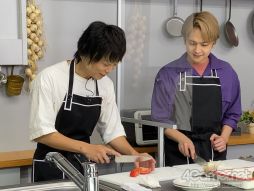 画像ギャラリー No.003のサムネイル画像 / 「あんスタ!!」CAFE CINNAMON ニキズキッチン第6回収録現場に潜入レポート。山口智広さん&伊藤マサミさんがグラタンを作る!