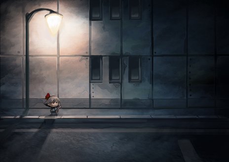 画像ギャラリー No.015のサムネイル画像 / テーマは「夜闇に潜む恐怖」。夜の街を少女が一人でさまようPS Vita用探索型アクション「夜廻」が10月29日に発売