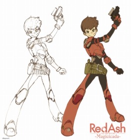 画像ギャラリー No.001のサムネイル画像 / 稲船敬二氏の新プロジェクト「RED ASH」,アニメ版の新ビジュアルを公開。主人公ベック役を梶 裕貴さんが担当