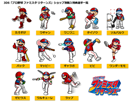 画像ギャラリー No.060のサムネイル画像 / 3DS用ソフト「プロ野球 ファミスタ リターンズ」が本日発売。記念のスペシャル3DSテーマや「太ったピノ」が配信開始