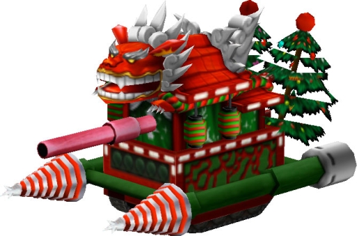 画像ギャラリー No.008のサムネイル画像 / 「METAL MAX FIREWORKS」にクリスマス仕様の「山車」が登場