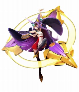 画像ギャラリー No.004のサムネイル画像 / 「BLAZBLUE CENTRALFICTION」死者の世界を統べる「冥王・イザナミ」が1月28日に参戦。公式サイトでコマンドリストを公開