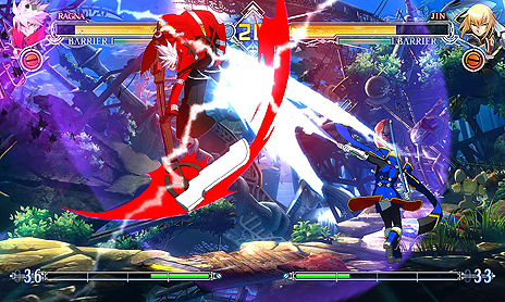 画像ギャラリー No.005のサムネイル画像 / アーケード版「BLAZBLUE CENTRALFICTION」のVer.2.0が本日より稼働。獣兵衛参戦に店舗間対戦対応，バトルバランスの変更も