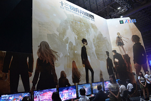 画像ギャラリー No.001のサムネイル画像 / ［TGS 2019］「十三機兵防衛圏」戦闘パートを体験。四方八方から襲いくる怪獣達を殲滅せよ