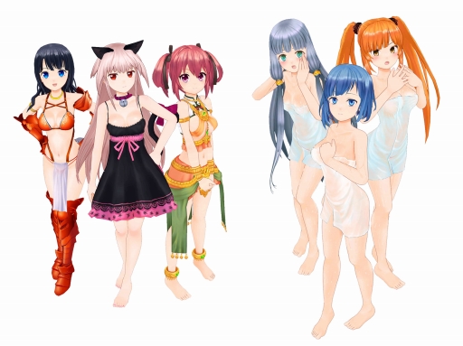 画像ギャラリー No.002のサムネイル画像 / 「天衣創聖ストライクガールズ」＆「絢爛乙女ガールズストライカー」バレンタインイベント開催。ストライクガールズには「背景切替」機能も