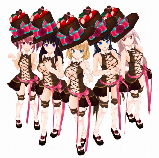 画像ギャラリー No.003のサムネイル画像 / 「天衣創聖ストライクガールズ」＆「絢爛乙女ガールズストライカー」バレンタインイベント開催。ストライクガールズには「背景切替」機能も