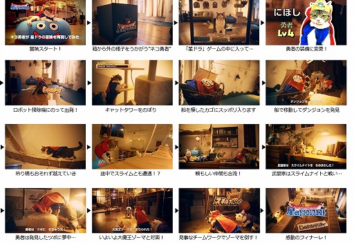 画像ギャラリー No.005のサムネイル画像 / 「星ドラ」,猫たちが勇者に扮したWebムービーを2月22日の猫の日に公開