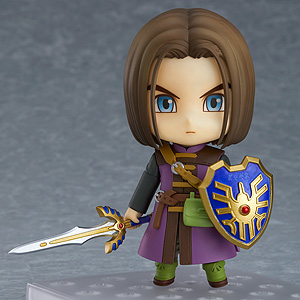 画像ギャラリー No.006のサムネイル画像 / 「ドラゴンクエストXI」の主人公がねんどろいどに。交換用表情パーツや剣，盾，スライムなどが付属し9月発売へ