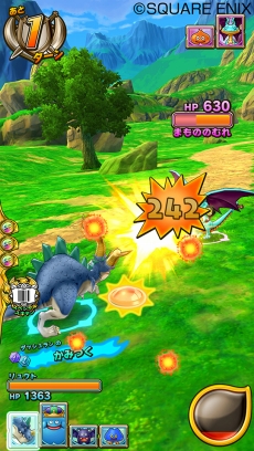 画像ギャラリー No.009のサムネイル画像 / 「ドラゴンクエスト モンスターバトルスキャナー」，モンスターチケットの詳細が明らかに。強力なワザを繰り出すテンションバトルシステムの情報も