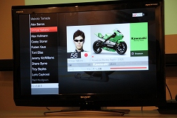 画像ギャラリー No.008のサムネイル画像 / 「MotoGP 15」のメディアブリーフィングが開催。元MotoGPレーシングライダーの中野真矢さんが，現役時代のデータでプレイを披露