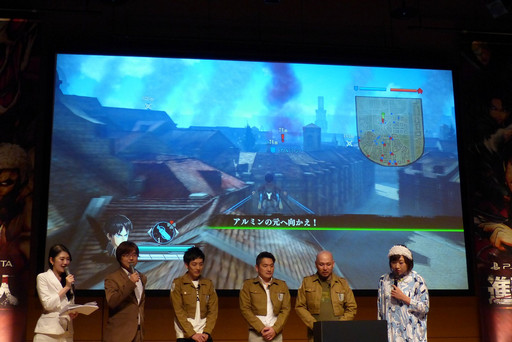画像ギャラリー No.008のサムネイル画像 / 「進撃の巨人」完成発表会をレポート。オンライン協力プレイが実装される無料アップデートの内容や，体験版のプレイレポートもお届けしよう