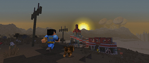 画像ギャラリー No.010のサムネイル画像 / 「Minecraft」スマホ版とWin10版でFalloutの世界観を楽しめる「Fallout マッシュアップ」が配信