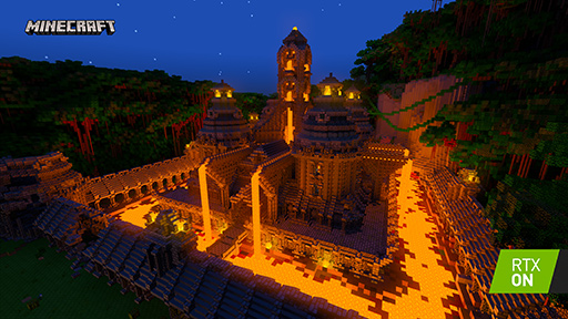 画像ギャラリー No.004のサムネイル画像 / レイトレーシング対応版「Minecraft with RTX」のβ版が4月17日に公開。物理ベースレンダリングやDLSS 2.0にも対応