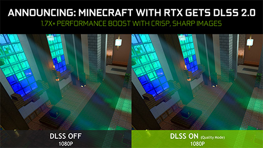 画像ギャラリー No.008のサムネイル画像 / レイトレーシング対応版「Minecraft with RTX」のβ版が4月17日に公開。物理ベースレンダリングやDLSS 2.0にも対応
