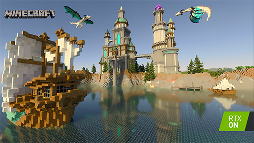画像ギャラリー No.011のサムネイル画像 / レイトレーシング対応版「Minecraft with RTX」のβ版が4月17日に公開。物理ベースレンダリングやDLSS 2.0にも対応