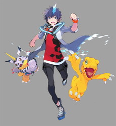 画像ギャラリー No.003のサムネイル画像 / 「デジモンワールド -next 0rder-」の男性主人公は高校3年生の少年。アグモン＆ガブモンと共に空の浮島を目指す？