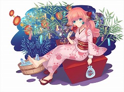 画像ギャラリー No.002のサムネイル画像 / 「モン娘☆は〜れむ」,イベント“モン娘七夕フェスティバル”を開催