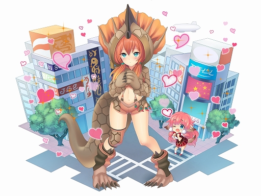 画像ギャラリー No.003のサムネイル画像 / 「モン娘☆は〜れむ」，アニメ「怪獣娘〜ウルトラ怪獣擬人化計画〜」とのコラボイベントが開催