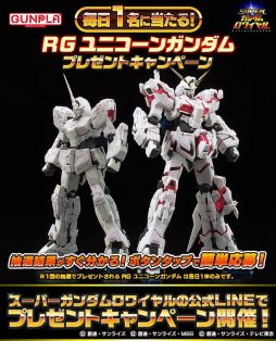 画像ギャラリー No.001のサムネイル画像 / 「スーパーガンダムロワイヤル」でガンプラ「RG 1/144 ユニコーンガンダム」の発売を記念したキャンペーン開催