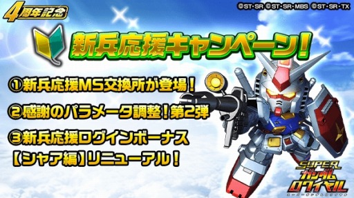 画像ギャラリー No.008のサムネイル画像 / 「スーパーガンダムロワイヤル」で「4周年記念祭」が開催。“キャラフェスチケット”をプレゼント